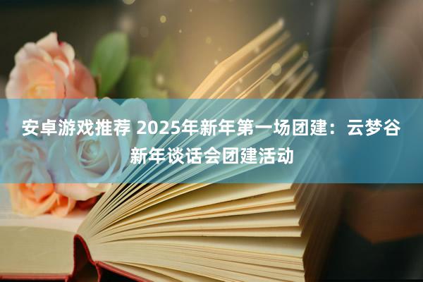 安卓游戏推荐 2025年新年第一场团建：云梦谷新年谈话会团建活动