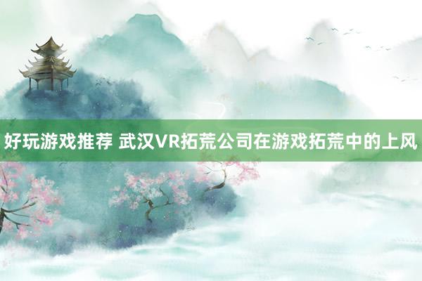 好玩游戏推荐 武汉VR拓荒公司在游戏拓荒中的上风